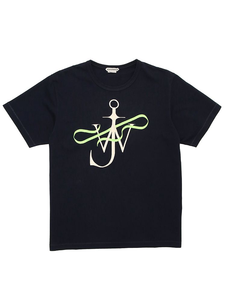 JW ANDERSON ジェイダブリューアンダーソン フロント刺繍 クルーネック 半袖 Tシャツ ribbon anchor
