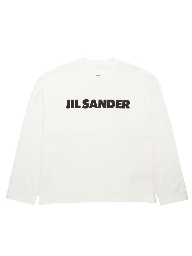 JIL SANDER ジルサンダー フロントロゴ クルーネック 長袖 Tシャツ