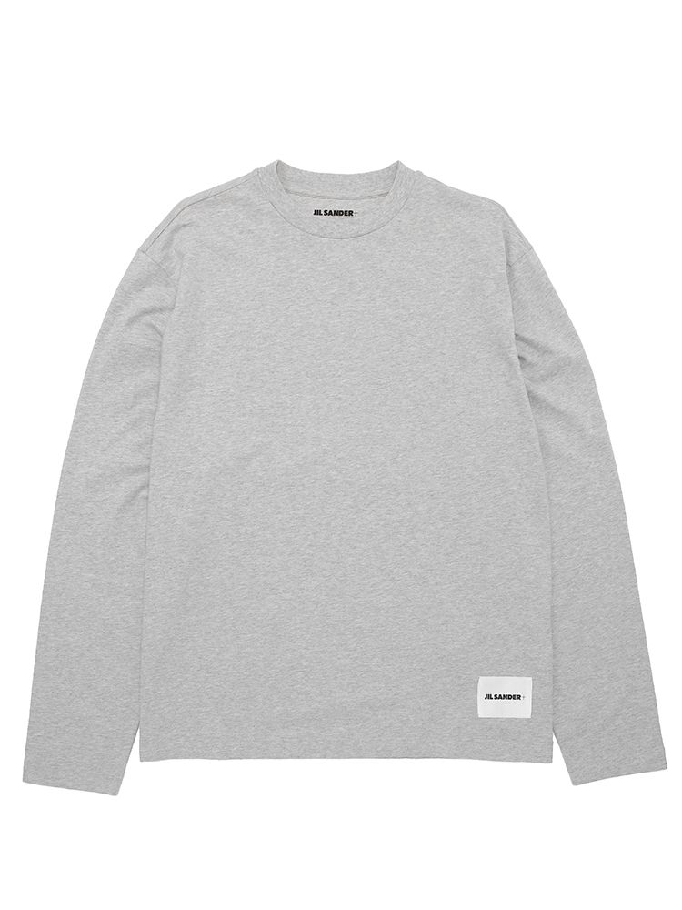 JIL SANDER ジルサンダー ロゴタグ クルーネック 長袖 Tシャツ