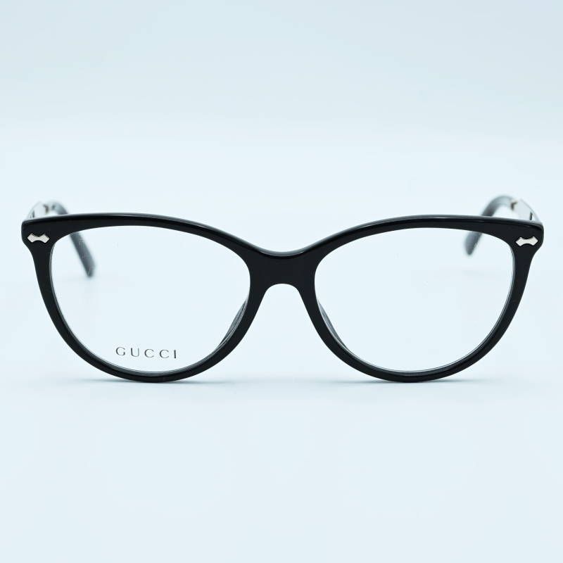 S 06-k 101 GUCCI グッチ サイドGGロゴ デザイン セル メタルフレーム デモレンズ メガネ ブラック ゴールド シルバー GG 3840 F