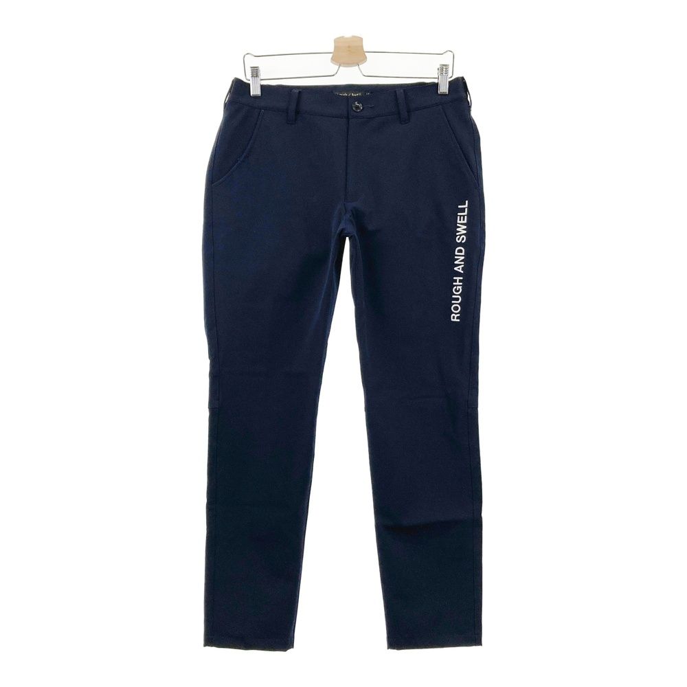 サイズ M ROUGH-SWELL ラフアンドスウェル モデル ロングパンツ ネイビー系 ゴルフウェア メンズ ストスト