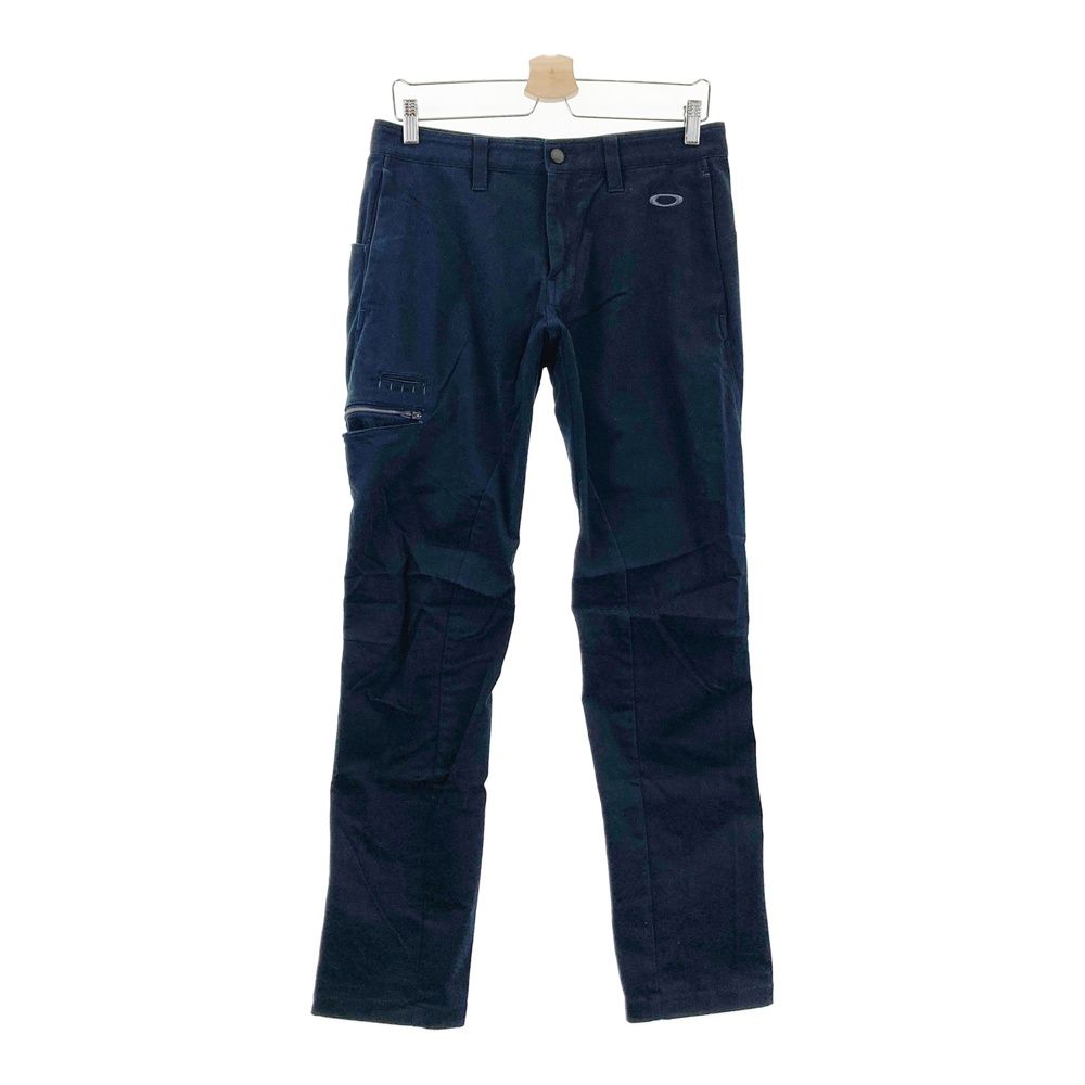 OAKLYオークリー　ネイビーレザーゴルフパンツ　32 新品　デッドストック OAKLYオークリー ネイビーレザーゴルフパンツ 32 新品 デッドストック