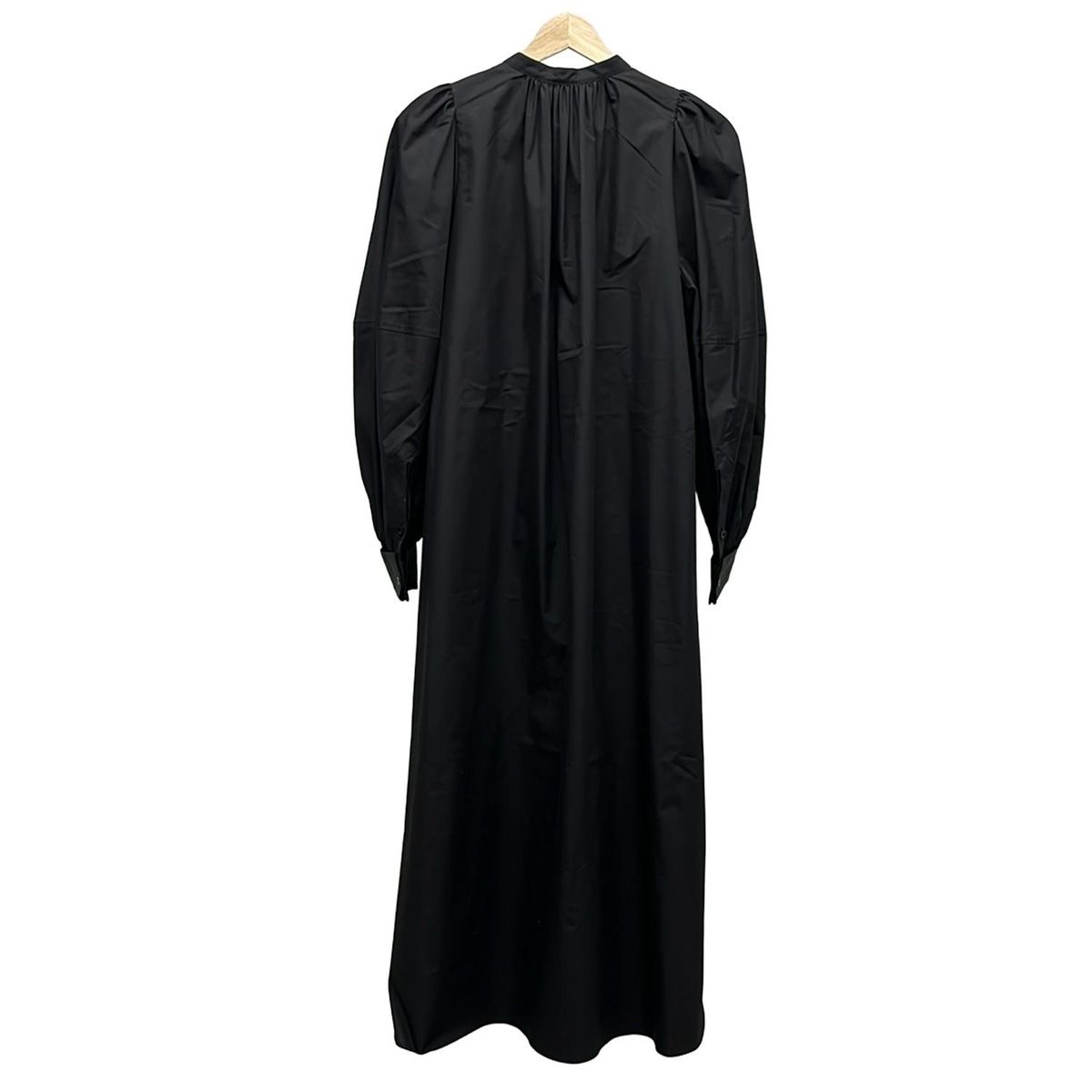 HYKE ハイク ワンピース サイズ1 SMALL レディース - 黒 クルーネック 長袖 ロング