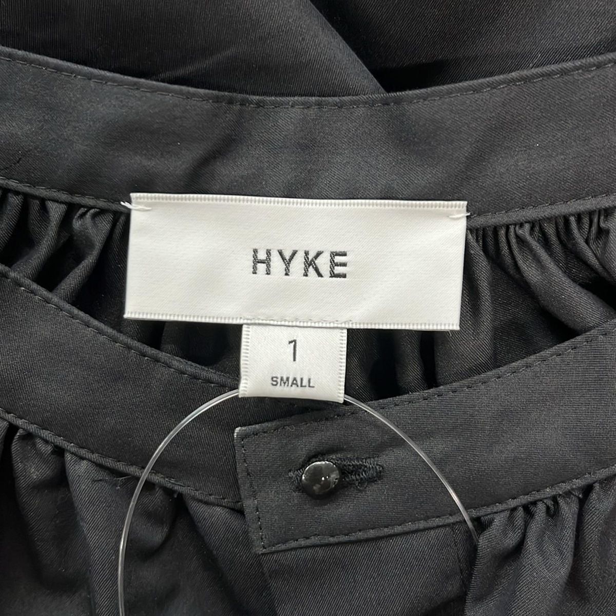 HYKE(ハイク) ワンピース サイズ1 SMALL レディース - 黒 クルーネック
