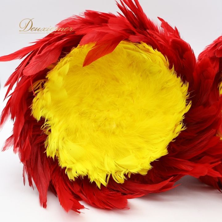 フラダンス ウリウリ マラカス 小物 レッド系 楽器 一体型 赤 黄 茶