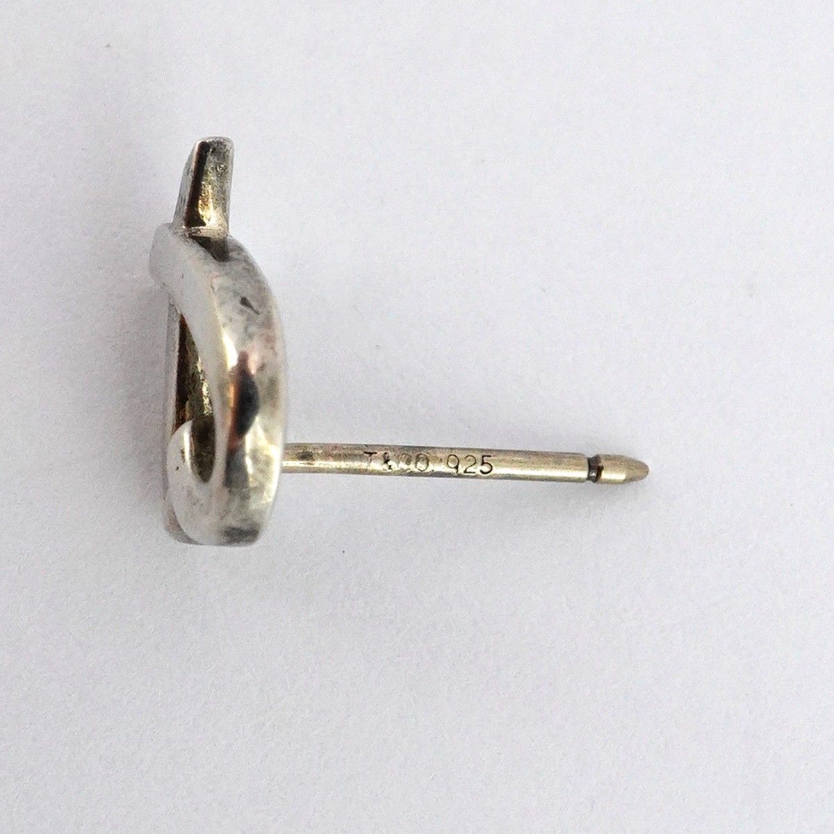 5jpb0292】ティファニー ピアス ラビングハート シルバー925【中古