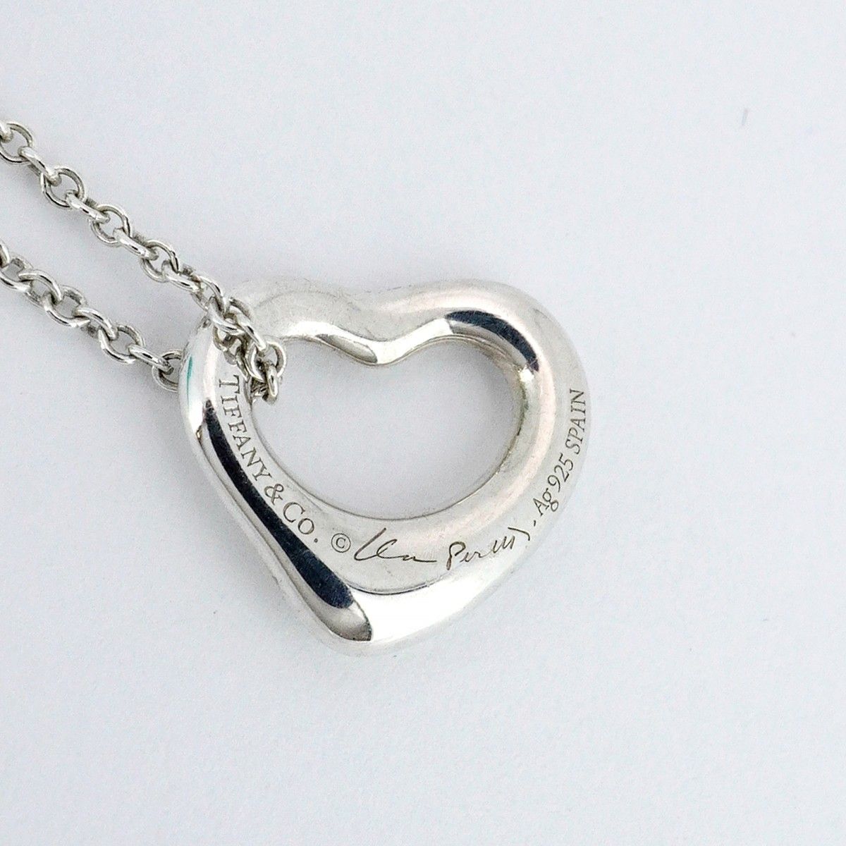 【中古】ティファニー オープンハート ネックレス 925 楽天市場】【中古】 ティファニー ネックレス オープンハート シルバー