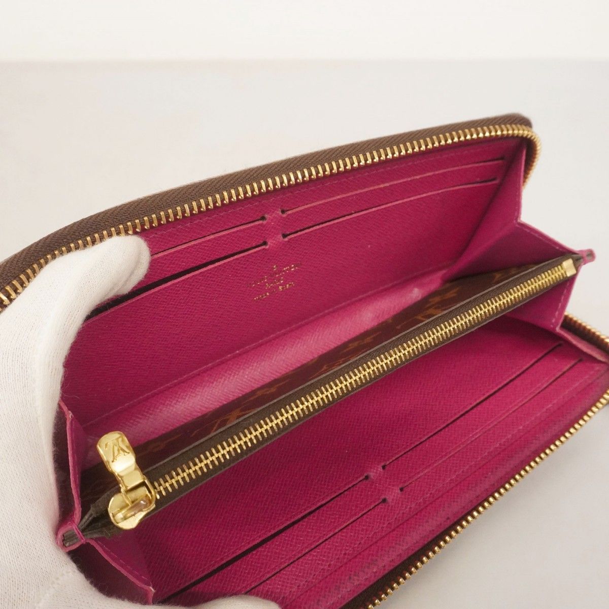 5pb2852-k】ルイヴィトン 長財布 モノグラム ポルトフォイユクレマンス