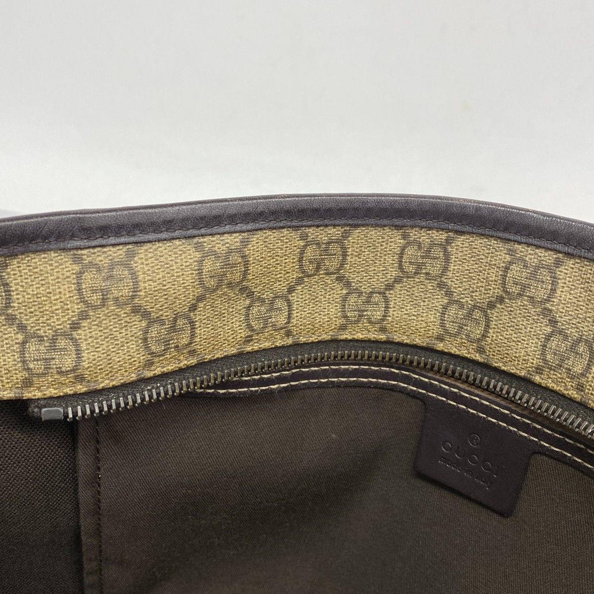 【5pb2905】グッチ トートバッグ GGスプリーム 211138 PVC ブラウン シルバー金具【中古】レディース 5pb2905】グッチ トートバッグ GGスプリーム 211138 PVC ブラウン