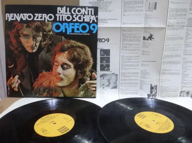 ITALY LP Tito Schipa Jr ー Orfeo 9 ポスター