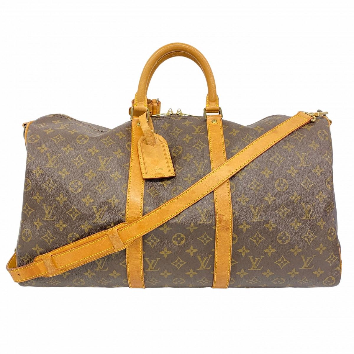 【5pb3020】ルイヴィトン ボストンバッグ モノグラム キーポルバンドリエール50 M41416 ブラウン【中古】メンズ レディース ユニセックス 5pb3020】ルイヴィトン ボストンバッグ モノグラム キーポルバンド