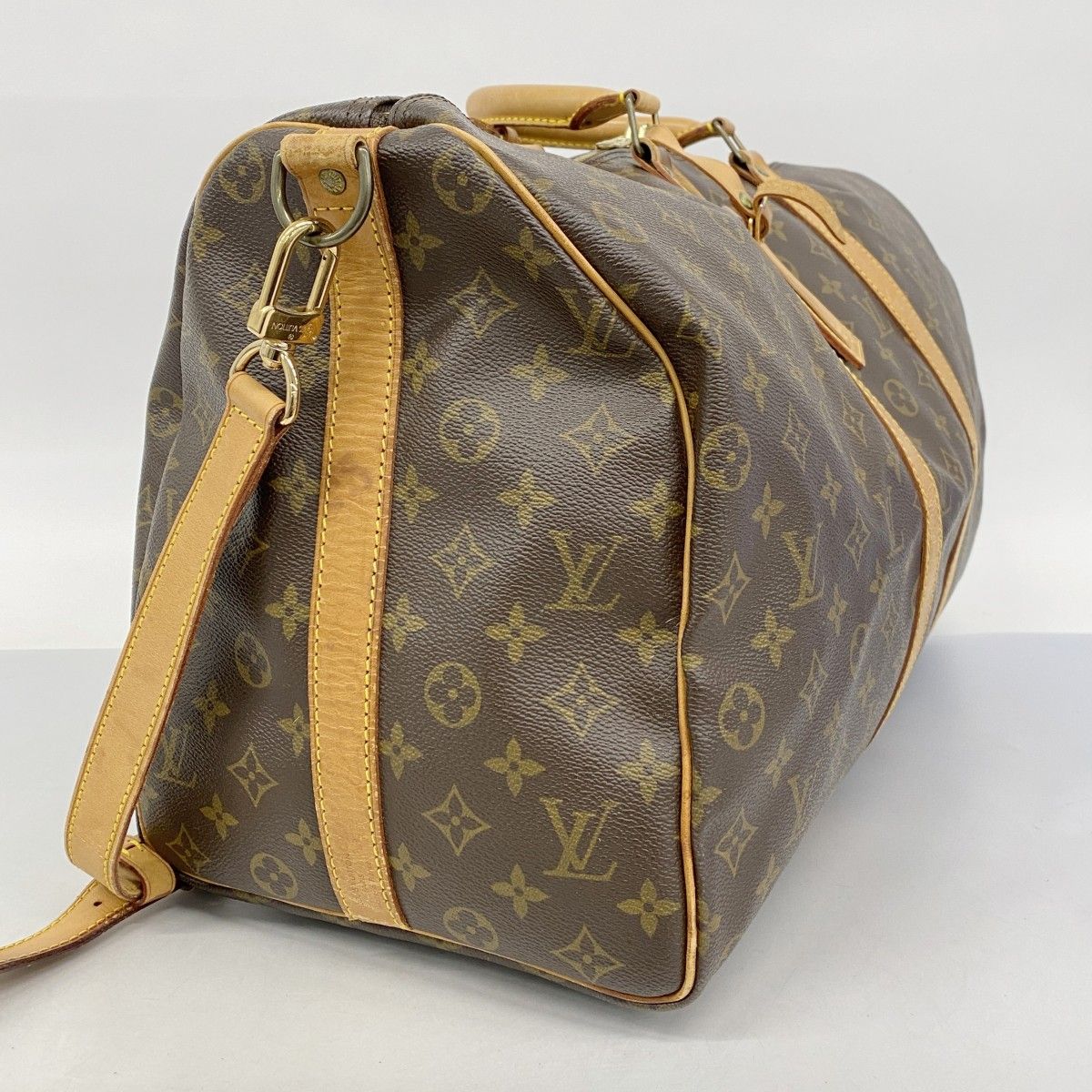 5pb3020】ルイヴィトン ボストンバッグ モノグラム キーポルバンド