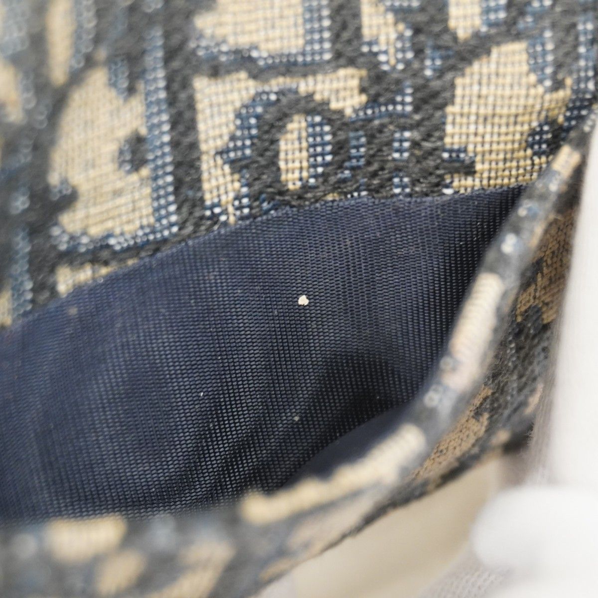 ネイビー ゴールド金具