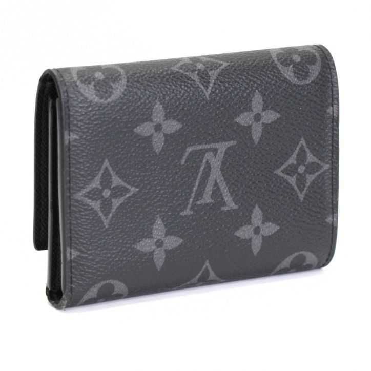 ルイヴィトン Louis Vuitton ヴィクター ウォレット 三つ折り コンパクト財布 エクリプス M 12598 RFID 72971