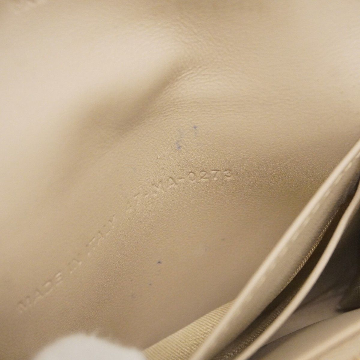  5 pc 3117-k クリスチャンディオール 財布 カナージュ レザー ベージュ シャンパンゴールド金具 レディース その他 小物