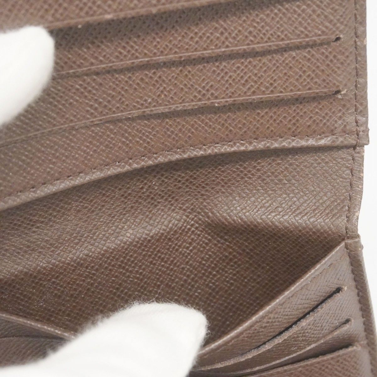 5pc3119-k】ルイヴィトン 三つ折り財布 ダミエ ポルトフォイユエリーズ