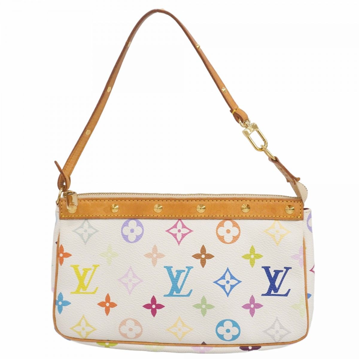 5 pc 3135 k ルイヴィトン ポーチ モノグラム マルチ ポシェットアクセソワール M 92649 ブロン レディース