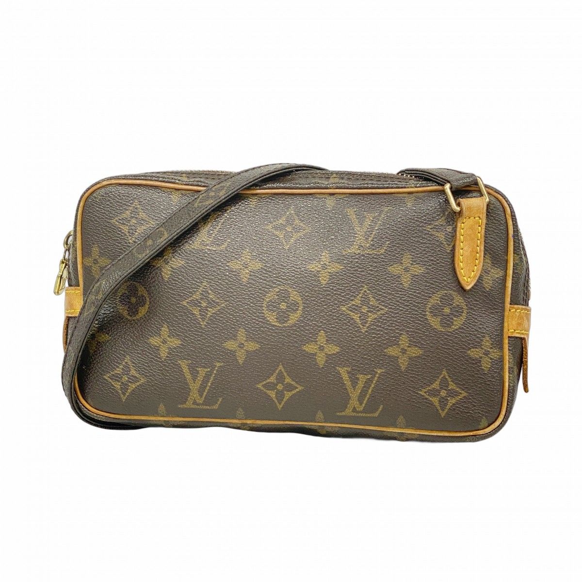 ルイヴィトン LOUIS VUITTON クラッチバッグ モノグラム マルリーバンドリエール 旧型 M51828 ブラウン 5pc3147】ルイヴィトン ショルダーバッグ モノグラム マルリーバンド