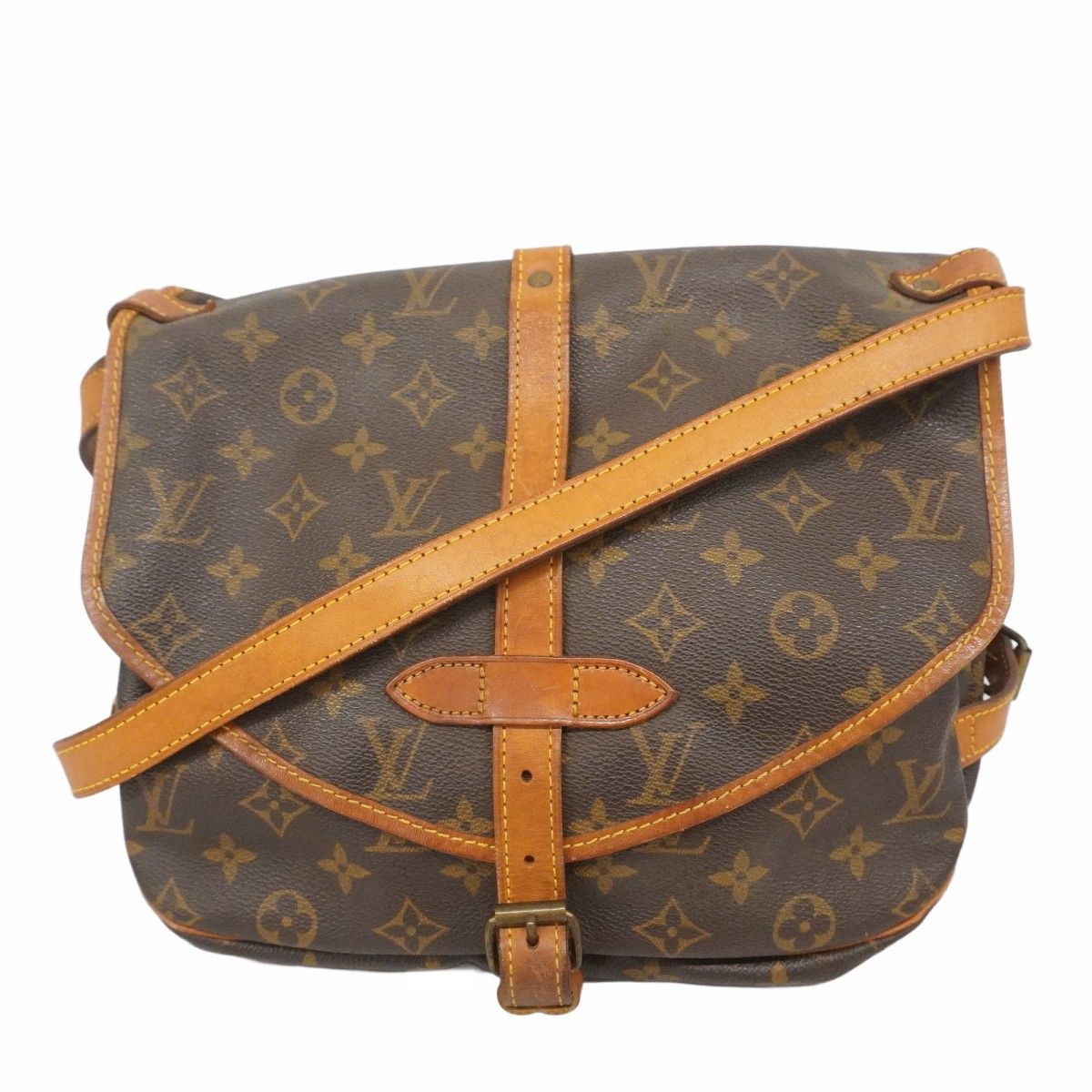 【5pc3169】ルイヴィトン ショルダーバッグ モノグラム ソミュール30 M42256 ブラウン【中古】レディース 5pc3169】ルイヴィトン ショルダーバッグ モノグラム ソミュール30