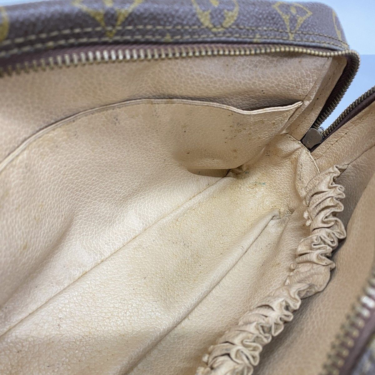  5 pc 3229-r ルイヴィトン ポーチ モノグラム トゥルーストワレット23 M 47524 ブラウン レディース その他 バッグ