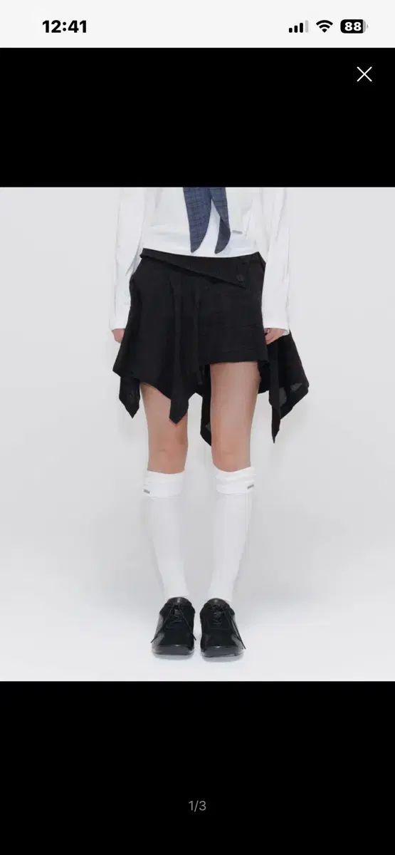 ミニキーSEOUL アシンメトリー ミニスカート