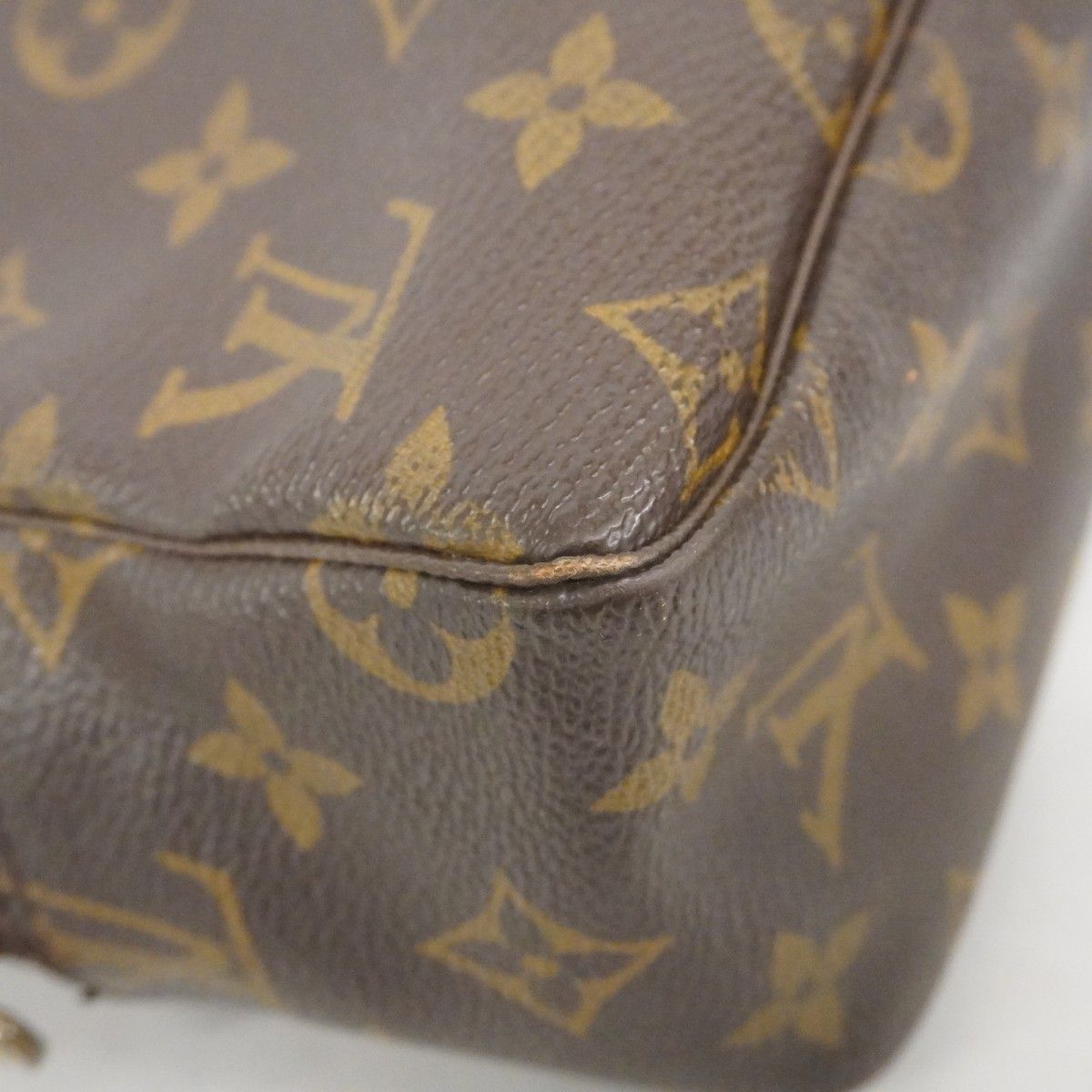  5 pc 3284 ルイヴィトン ポーチ モノグラム トゥルーストワレット28 M 47522 ブラウン レディース その他 バッグ