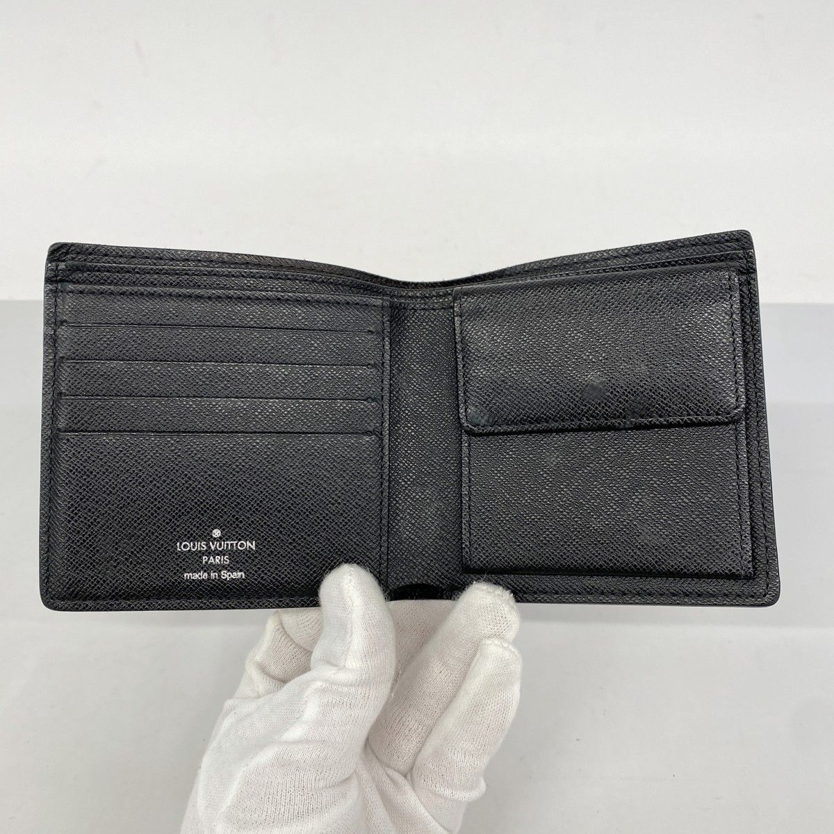【5pc3312】ルイヴィトン 財布 ダミエ・グラフィット ポルトフォイユマルコ N62664 ブラック グレー【中古】メンズ 5pc3312】ルイヴィトン 財布 ダミエ・グラフィット ポルトフォイユ