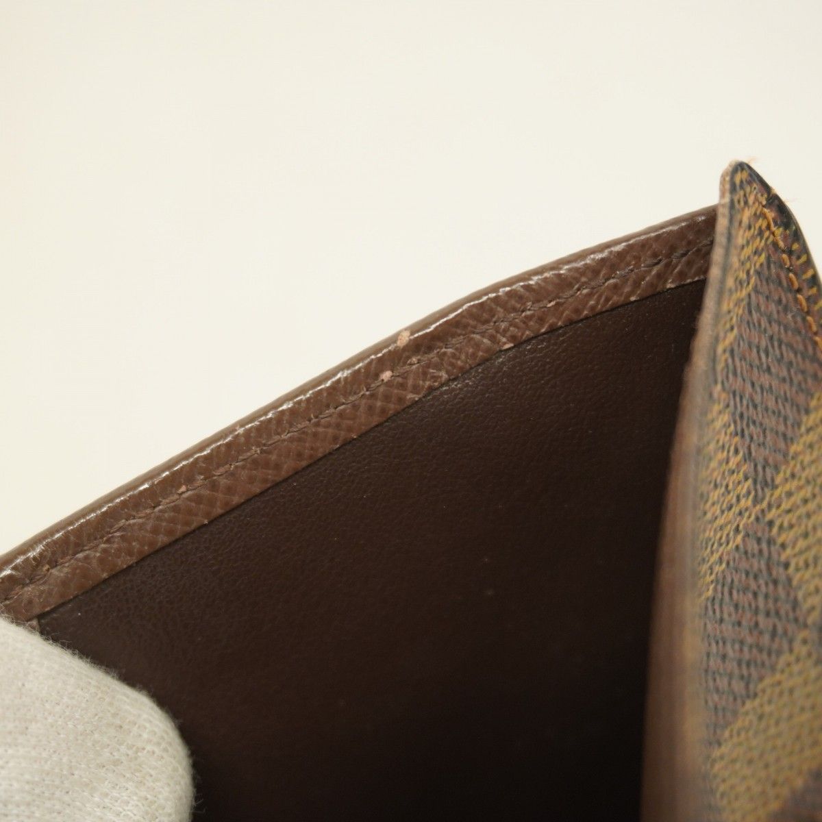 5pc3330】ルイヴィトン 財布 ダミエ ポルトフォイユヴィエノワ N61674