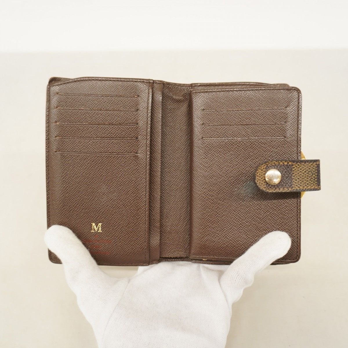 良品 ルイヴィトン ダミエ エベヌ ポルトフォイユ ヴィエノワ 864 5pc3330】ルイヴィトン 財布 ダミエ ポルトフォイユヴィエノワ N61674