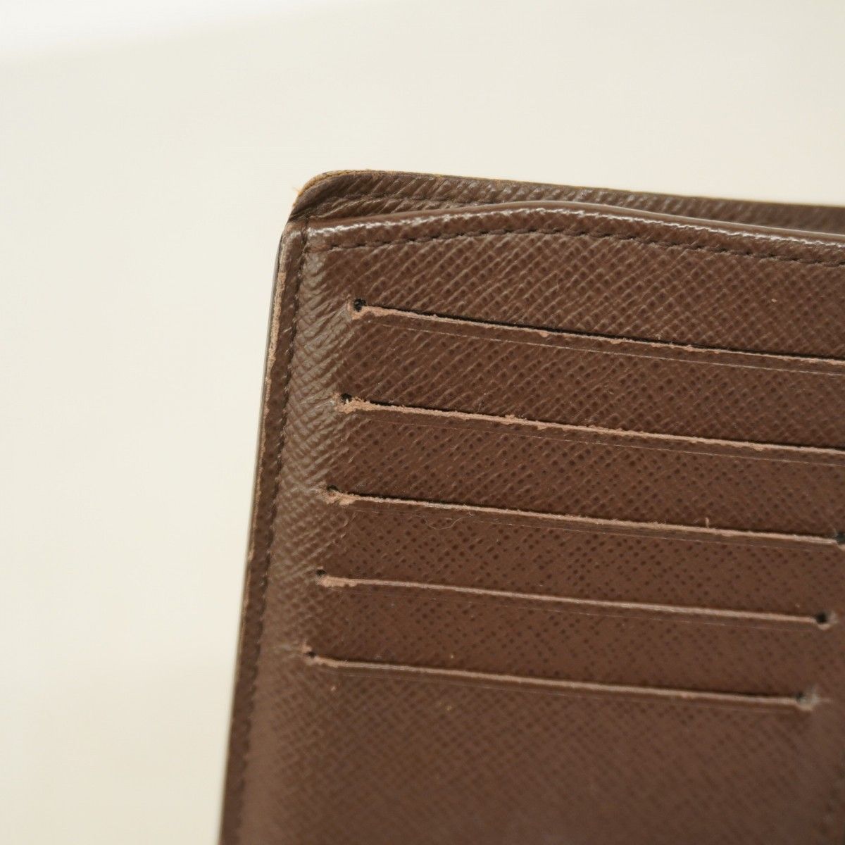  5 pc 3330 ルイヴィトン 財布 ダミエ ポルトフォイユヴィエノワ N 61674 エベヌ レディース その他 小物