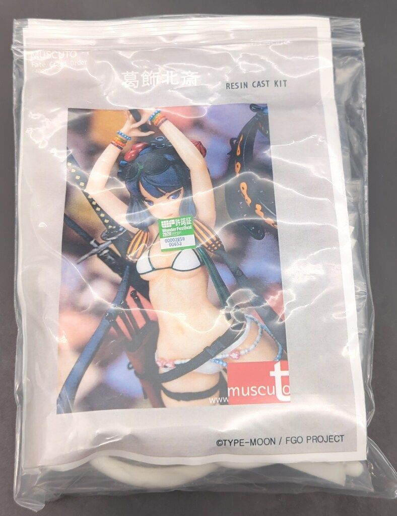 MUSCUTO 1 7スケールレジンキャストキット 葛飾北斎