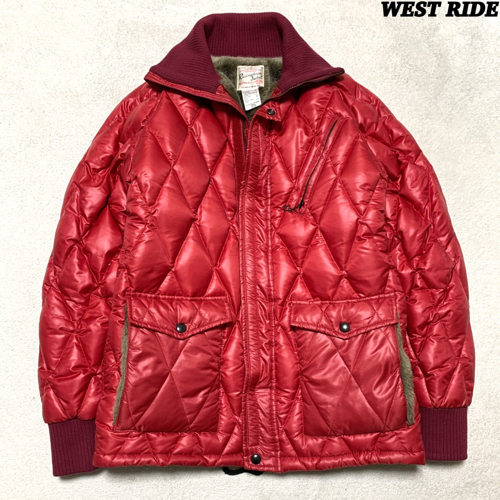 WEST RIDE RACING DOWN JKT ダウンジャケット レーシングジャケット 