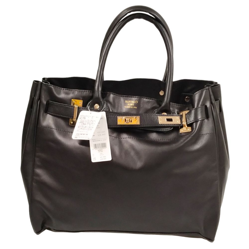BUFFALO BOBS バッファローボブズ DCU COW レザー トートバッグ ブラック 40762
