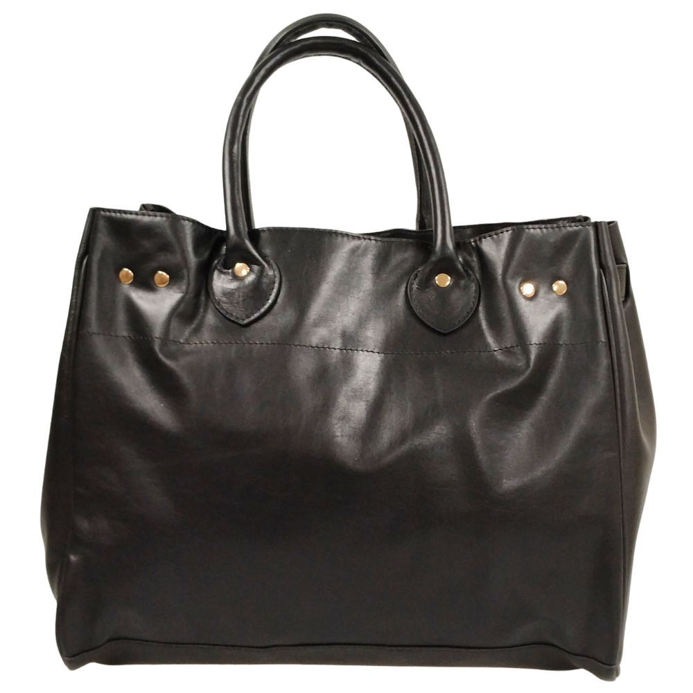 BUFFALO BOBS バッファローボブズ DCU COW レザー トートバッグ ブラック 正規品 / 40762 BUFFALO BOBS バッファローボブズ DCU COW レザー トートバッグ