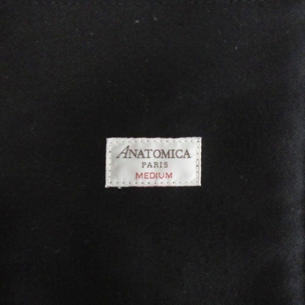 アナトミカ ANATOMICA CYCLISTE ENGLISH MOLESKIN ジャケット ブルゾン 長袖 フルジップ 無地 コットン 黒 ブラック M