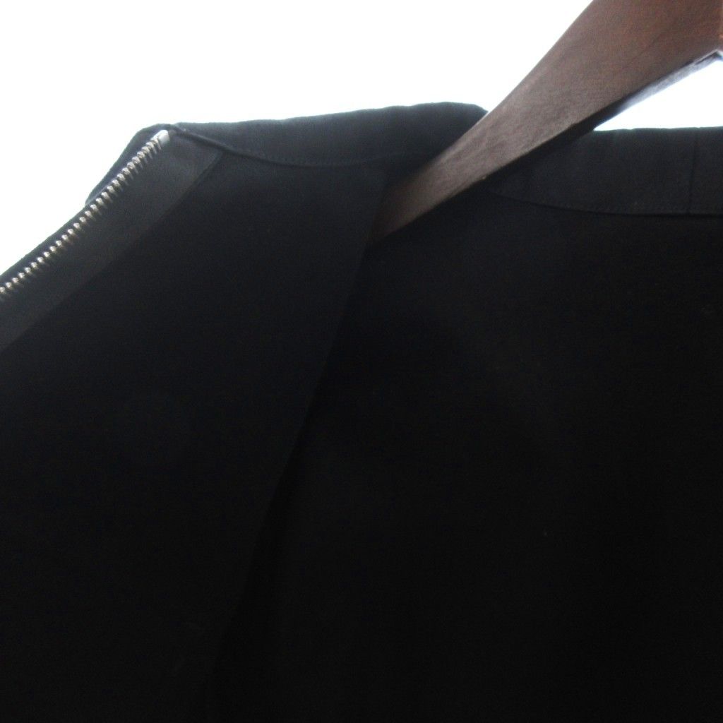 アナトミカ ANATOMICA CYCLISTE ENGLISH MOLESKIN ジャケット ブルゾン 長袖 フルジップ 無地 コットン 黒 ブラック M