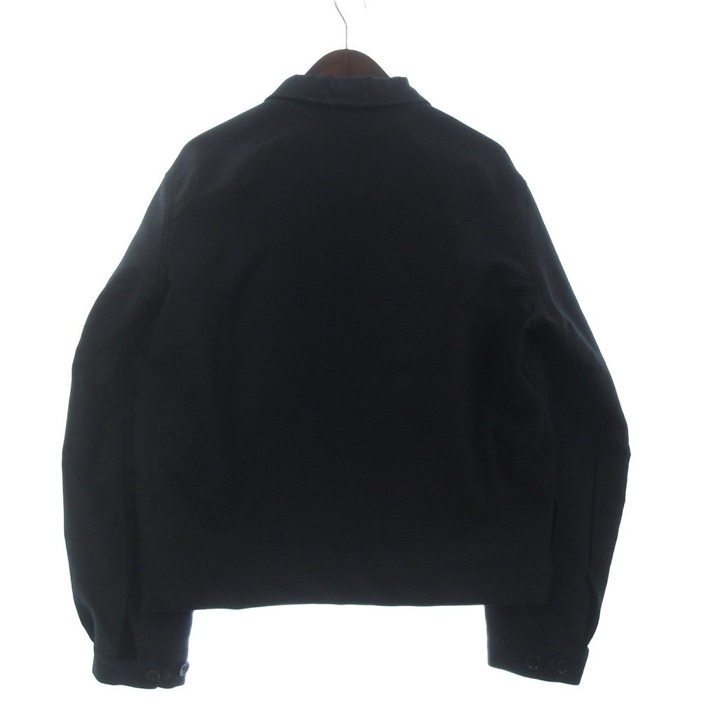 アナトミカ ANATOMICA CYCLISTE ENGLISH MOLESKIN ジャケット ブルゾン 長袖 フルジップ 無地 コットン 黒 ブラック M