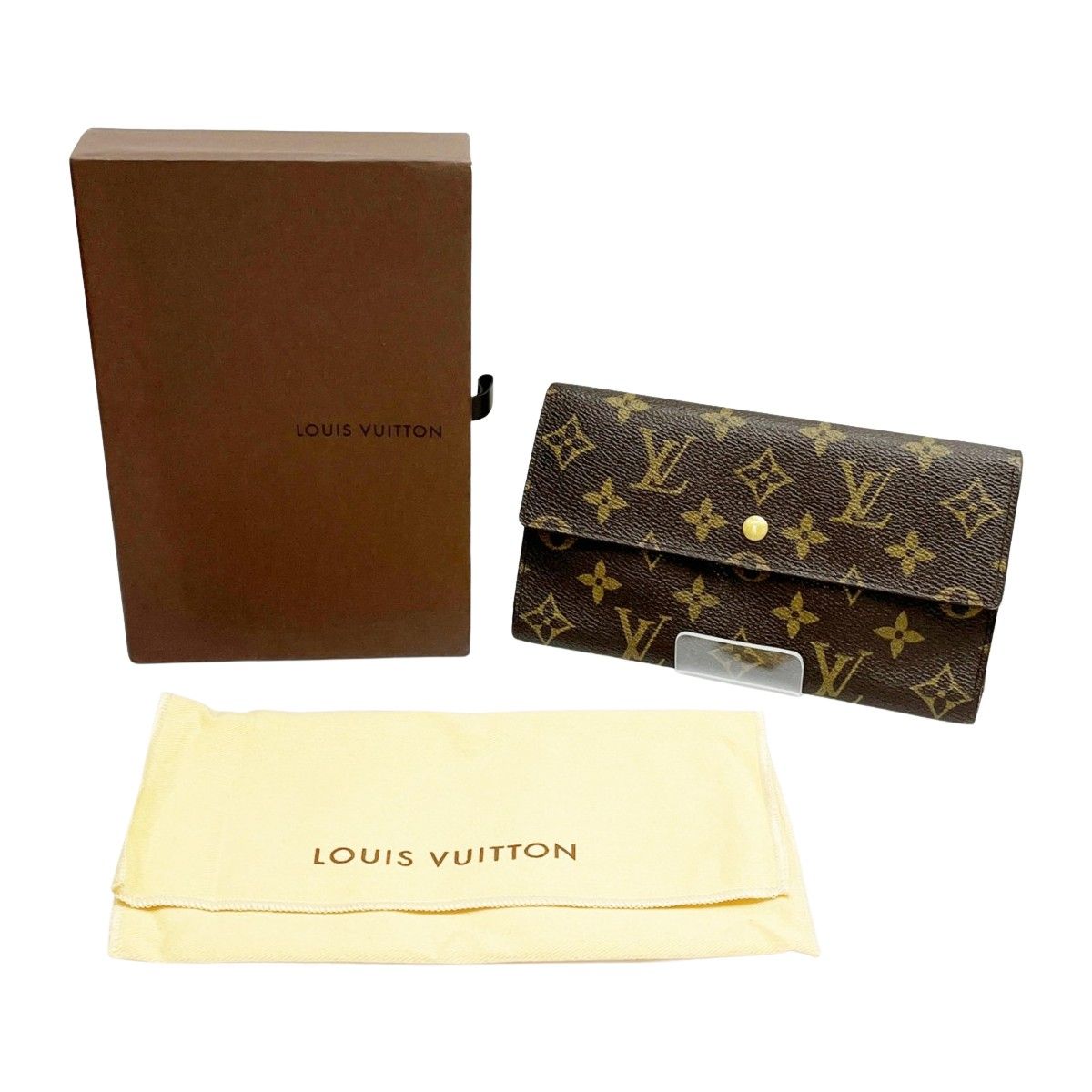 ◇◇LOUIS VUITTON ルイヴィトン 3つ折り長財布 モノグラム ポルト