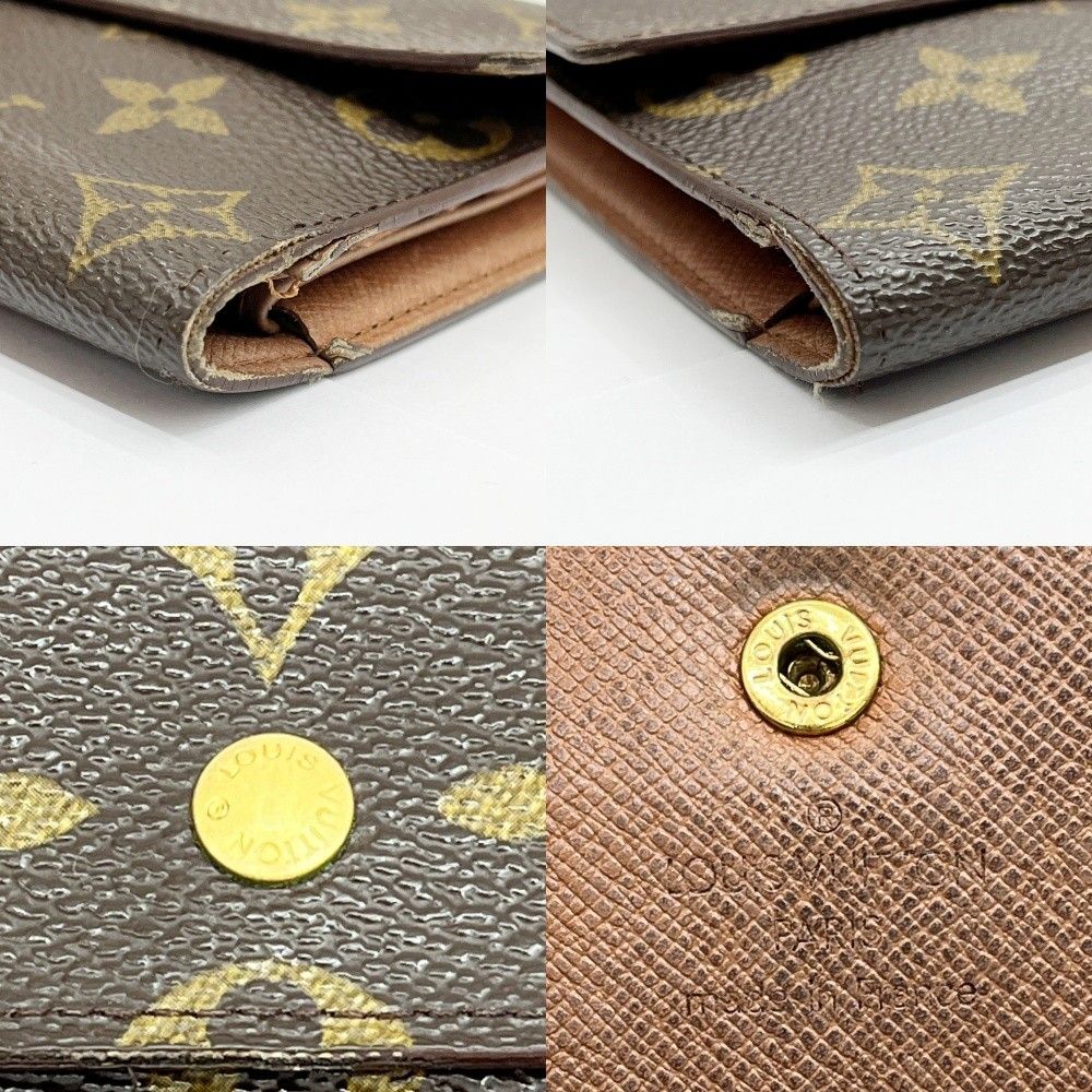 ◇◇LOUIS VUITTON ルイヴィトン 3つ折り長財布 モノグラム ポルト