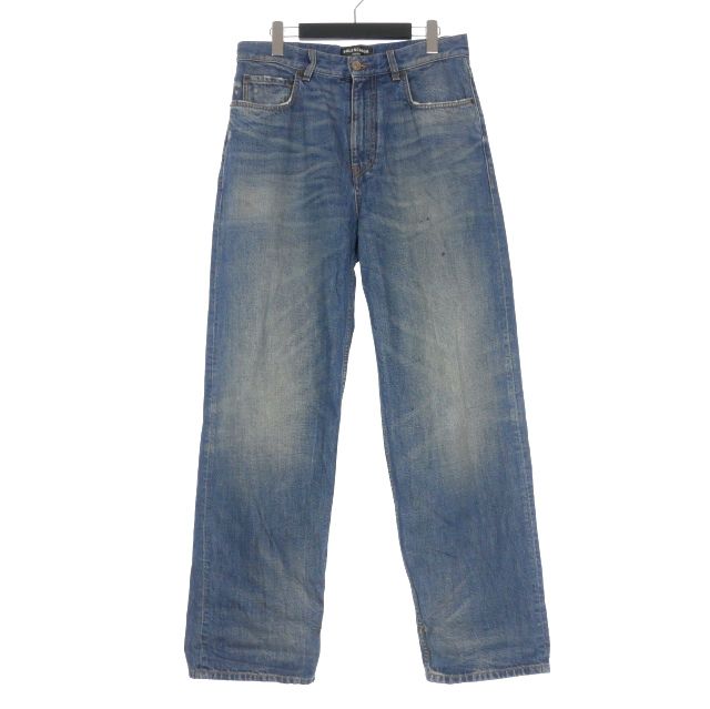 バレンシアガ BALENCIAGA 22AW DAMEGED STRAIGHT JEANS デニムパンツ