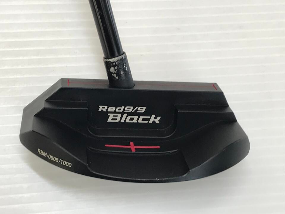 ゴルフ キャスコ Red 9/9 Black RM-002 パター 【最短即日発送】