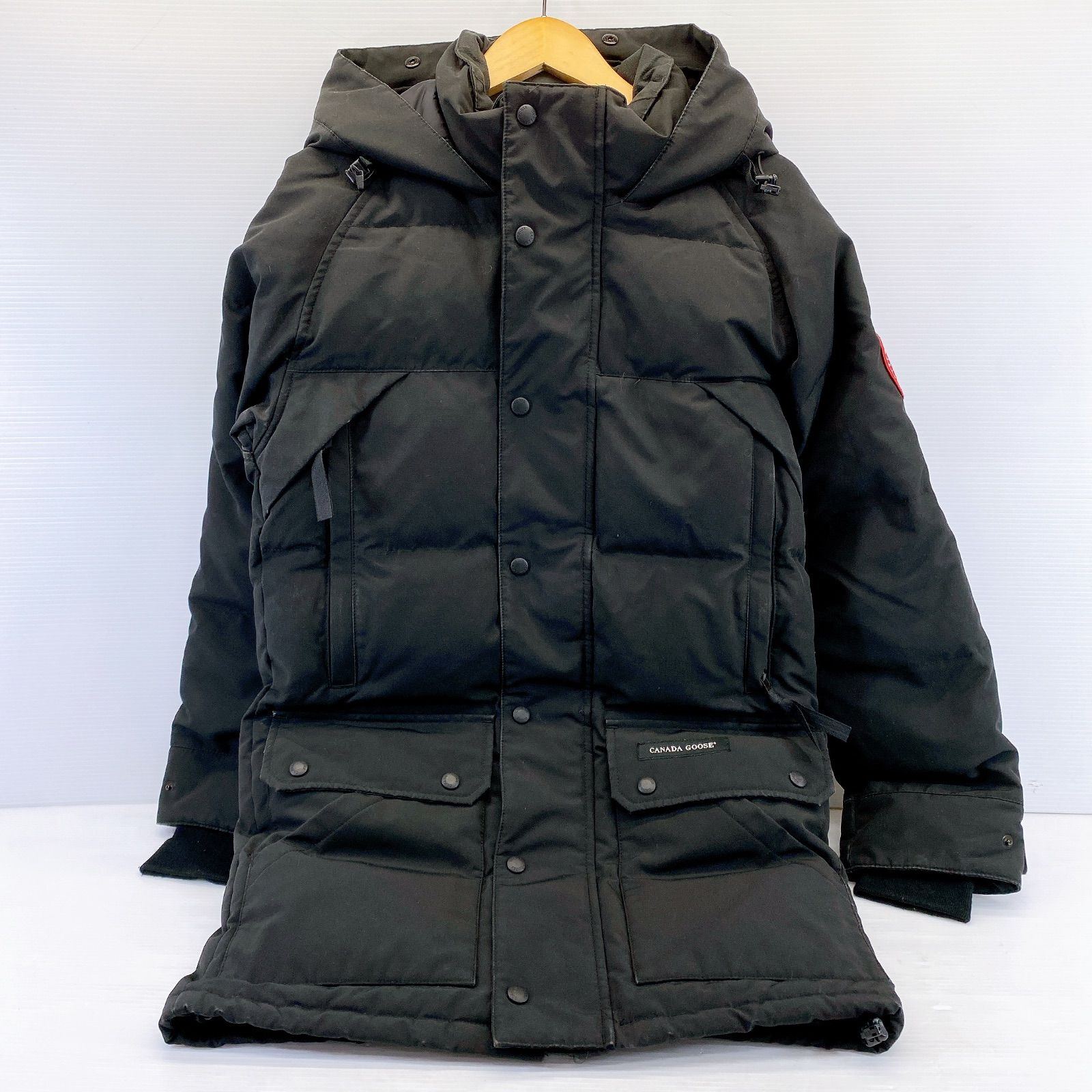 CANADA GOOSE カナダグース ダウンジャケット 2580 M XSサイズ ブラック ファー