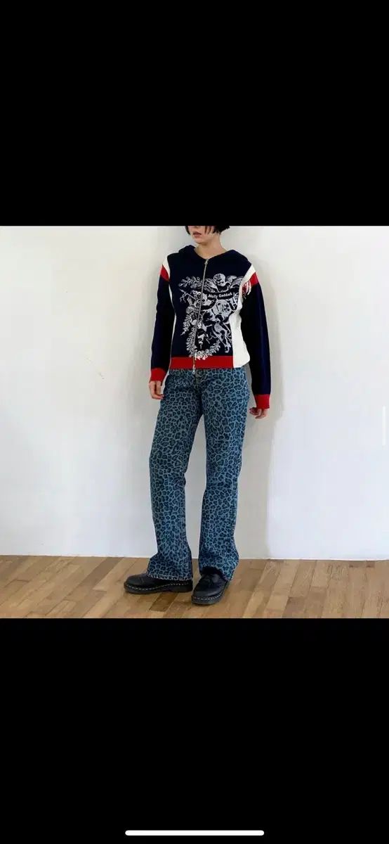 MOLLY モリー GODDARD ゴダード ドリアナ ヒョウ柄 レオパード デニム 27