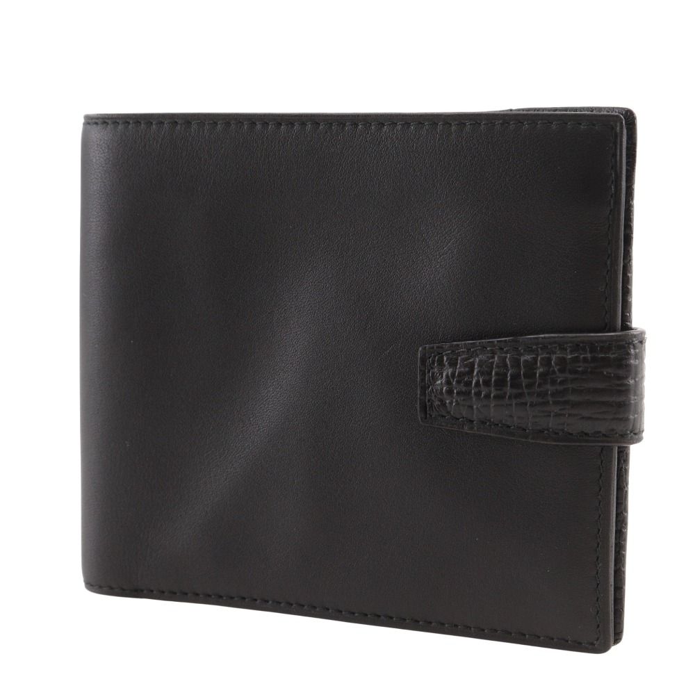 LOEWE ロエベ 札入れ カーフ 黒 メンズ 二つ折り財布