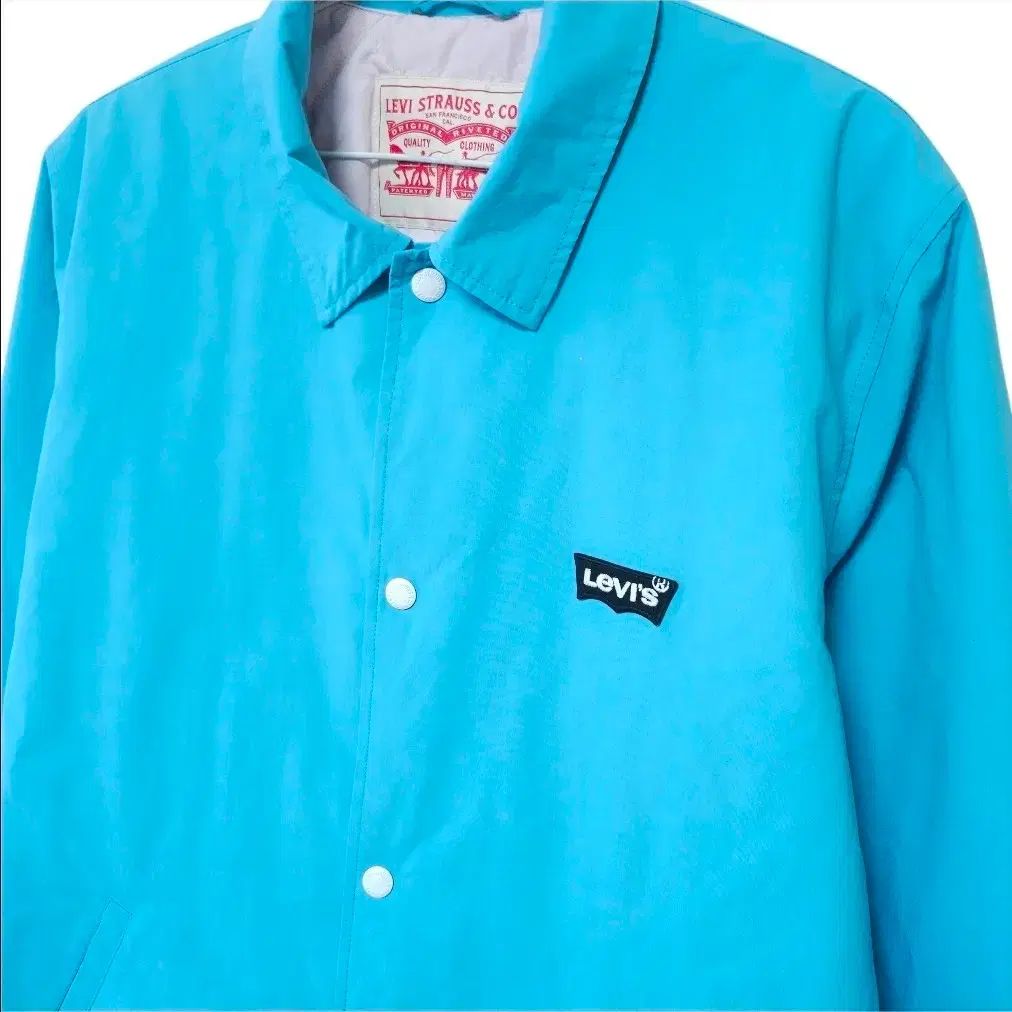 リーバイス 軽量ジャケット アウター 100-105 ウィンドブレーカー リーバイス Levi's LEVI'S 美品Levis ブルー 大戦