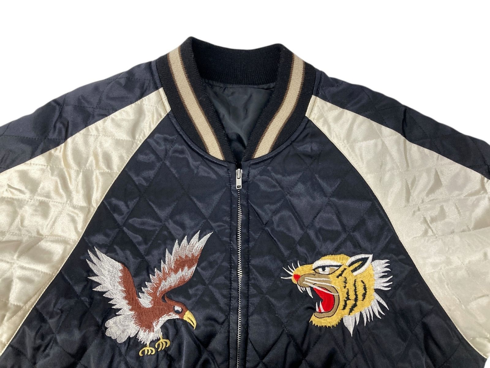 HOSHIHIME 日本製 美品 スカジャン 限定販　ドラゴン虎刺繍 y2k HOSHIHIME 日本製 美品 スカジャン 限定販 ドラゴン虎刺繍 y2k