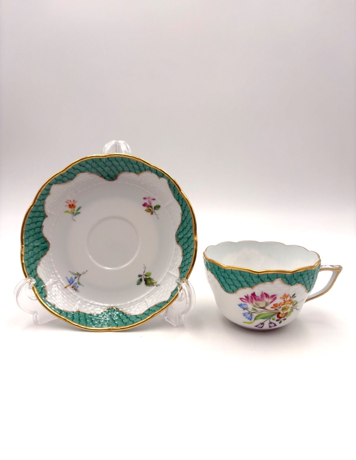 HEREND ヘレンド ハイランドフラワー ティーカップ ソーサー
