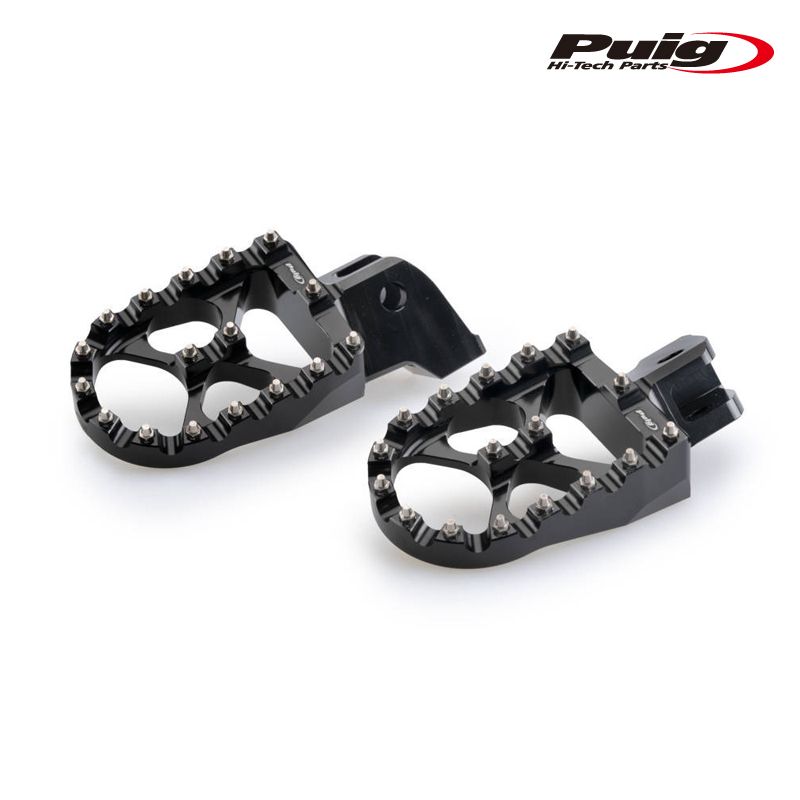 Puig 21579 N OFF ROAD BLACK TRIUMPH TIGER 1200 ALPINE EDITION 20 21 プーチ フットペグ