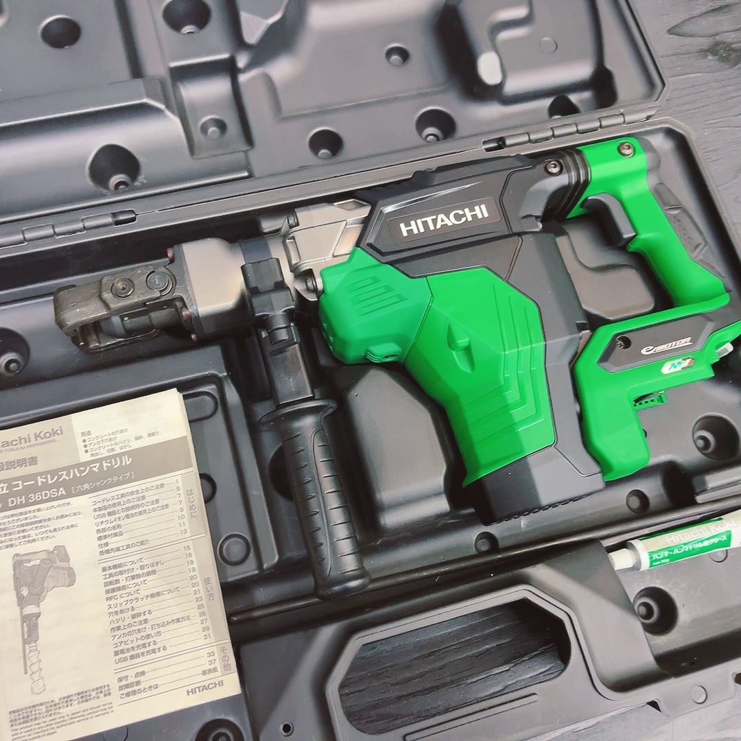 使用僅か 日立工機 DH 36 DSA コードレスハンマドリル 本体のみ