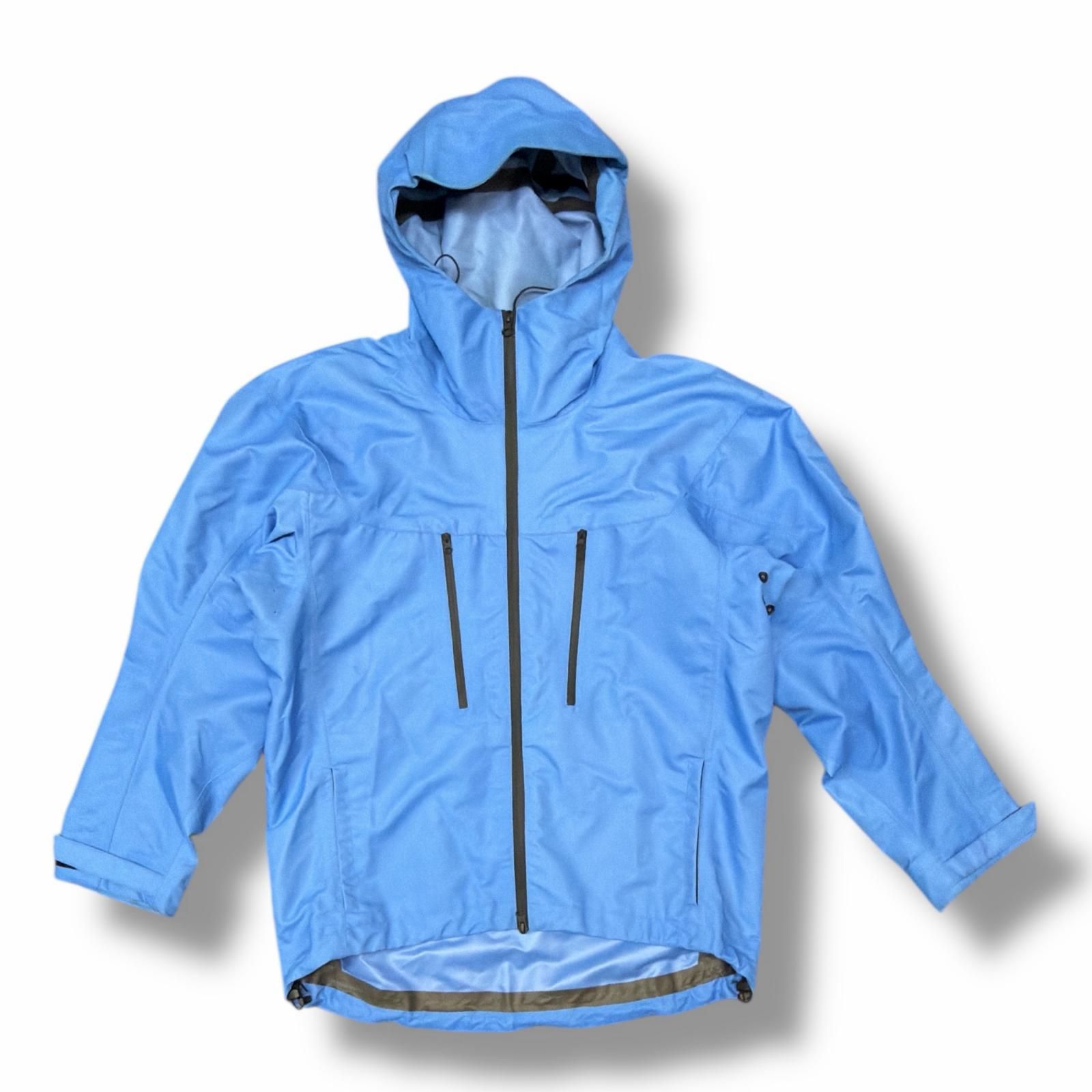 参考上代86900円 GR 10 K 22 AW FOWLER WRP JACKET ナイロンジャケット ジーアールテンケー ブルー L 4198 M